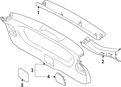 Interior Trim for 2025 Subaru Impreza #0