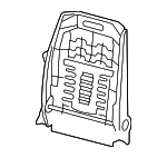 68154333AA - Body: Seat Back Frame for Mopar Image