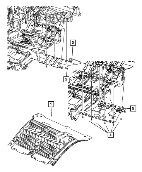 Heat Shields for 2007 Jeep Grand Cherokee #1