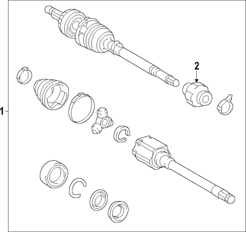 Axle Shafts & Joints for 2018 Lexus RX450hL #0