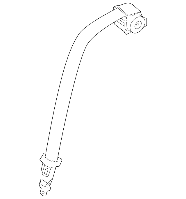 Center Seat Belt - BMW (72-11-9-160-121)