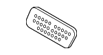 LR151406 - Body: Upper Pad for Land Rover: Range Rover Image