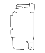 15870606 - Cooling System: Radiator Support Baffle for GM Image