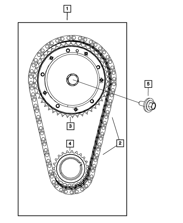 5037059AA - 8.4L Gas; Engine: Timing Chain for Mopar Image image