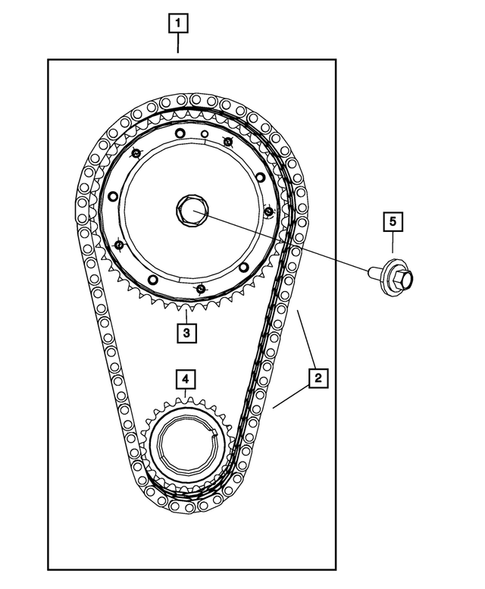 Timing Belt/Chain and Cover and Balance Shaft for 2009 Dodge Viper #1