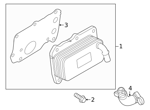 Engine Oil Cooler for 2022 Land Rover Discovery Sport #0