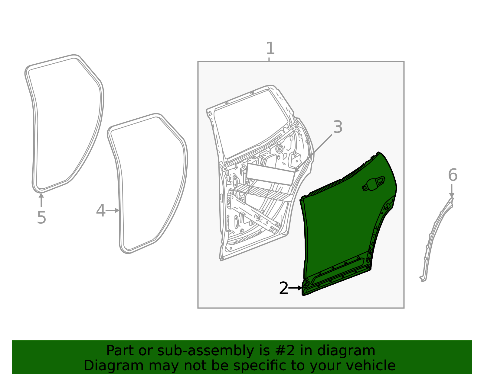 2025-2026 Chevrolet Equinox Outer Panel 26344924 GM | GMPartsDirect.com