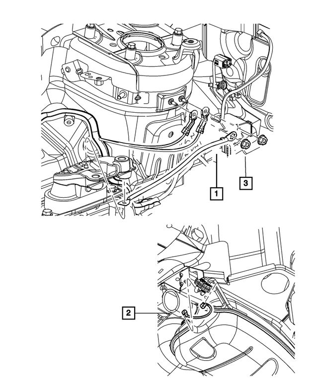 5064603AA - Electrical: Ground Strap for Mopar Image