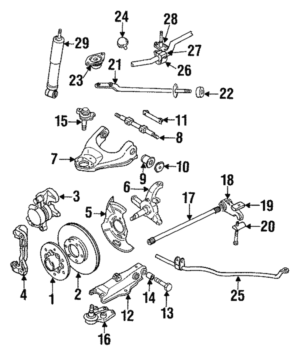 1988-1993 Isuzu Pickup Torsion Bar 8944336790 | Isuzu Parts