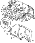 4716933 - Body Sheet Metal Except Doors: Body Side Aperture Plug for Mopar Image