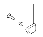 877111E500 - Body: Body Side Molding for Hyundai: Accent Image