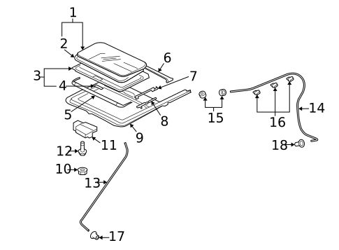 Sunroof for 2015 Mitsubishi Outlander #0
