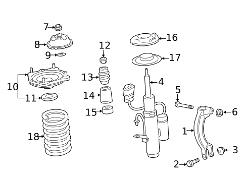 Struts & Components for 2016 Audi S7 #2
