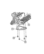 4861619AA - Automatic Transaxle 4 Speed: Structural Collar for Mopar Image