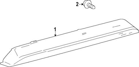 High Mounted Stop Lamp for 2025 Lexus RX450h+ #0