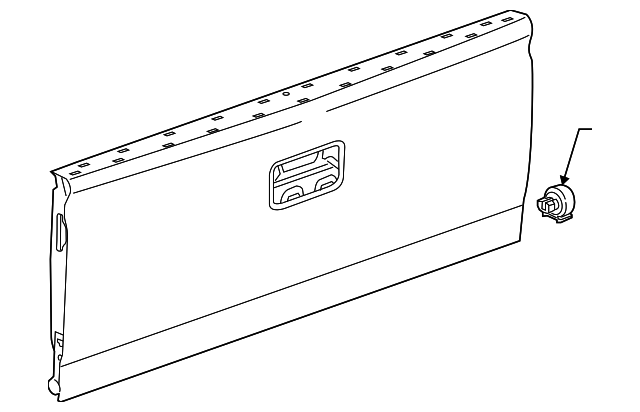 thumbnail image 2 of KARPAL Black Tailgate Assembly With EZ-Lift Assist For 2014-2019 Chevy Silverado & GMC Sierra (1500, 2500 HD, 3500 HD) – Replace 23205798 2 of 5
