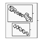 581303Q500 - Brakes: Caliper Assembly for Hyundai: Sonata Image