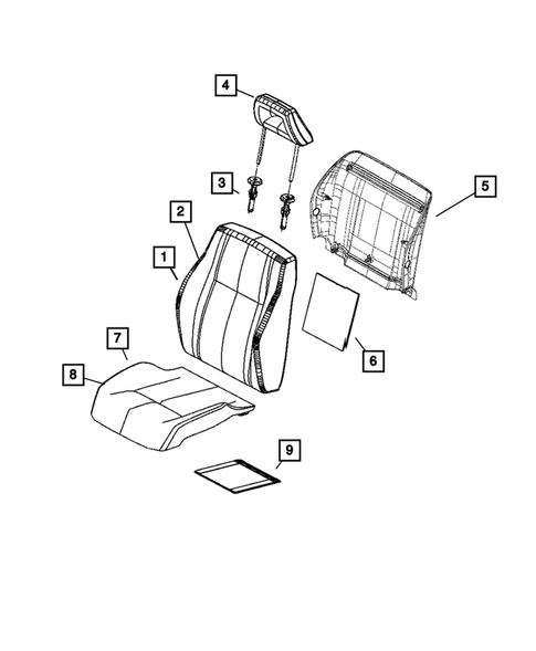 Front Seats - First Row for 2008 Dodge Caliber #1