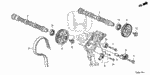 141005G0A00 - Engine: CAMSHAFT, FR. for Honda Image