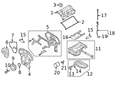 Engine Parts for 2015 INFINITI Q40 #26