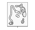 76256TK8A32 - Body: Harness for Honda: Odyssey Image