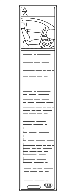 1C0010332 - Electrical: Air Bag Information Label for Audi Image