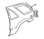 12389493 - Body: Quarter Panel for Chevrolet: Blazer | GMC: Jimmy Image