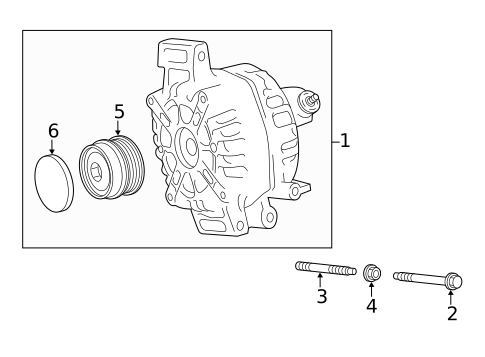 Alternator for 2022 Lexus NX350h #0