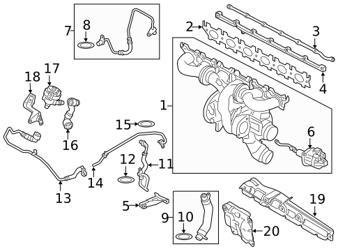 Exhaust Manifold for 2018 BMW 640i xDrive Gran Turismo #0