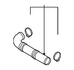 95511022300 - : Suction Tube for Porsche: Cayenne Image