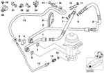 11427832823 - Engine: Pressure Hose Assy Inlet for BMW Image