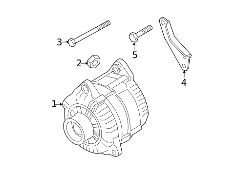 Alternator for 2009 Nissan Xterra #0