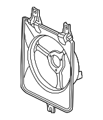 38615PAAA00 - HVAC: A/C Condenser Fan Shroud for Honda Image