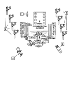 4801474AB - Electrical: Ignition Coil Bracket for Dodge: Durango, Ram 1500, Ram 2500, Ram 3500 | Jeep: Commander, Grand Cherokee Image