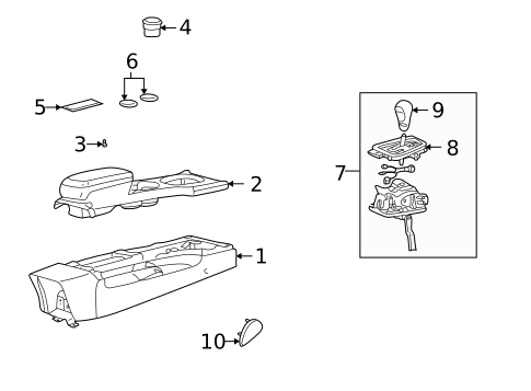 Gear Shift Control for 2003 Ford Thunderbird #0