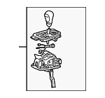 2W6Z7210AA - Body: Shifter for FORD Image