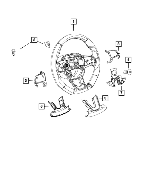 Steering Wheel for 2018 Chrysler 300 #1
