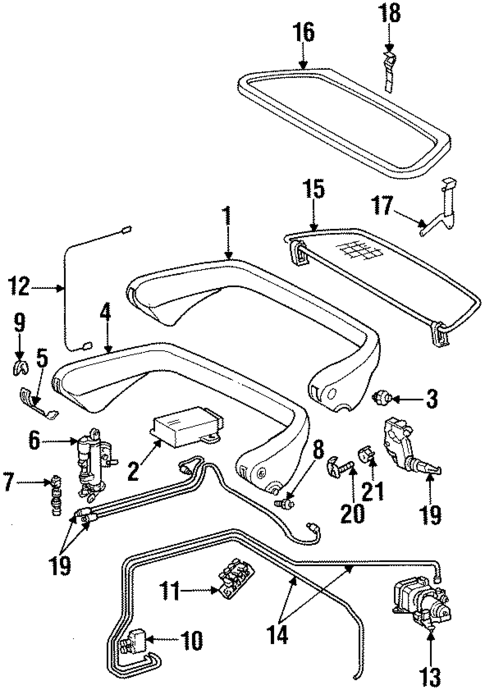 Roll Bar for 1991 Mercedes-Benz 300SL #0
