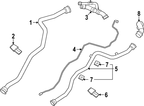 Hoses & Lines for 2022 Porsche 911 #7