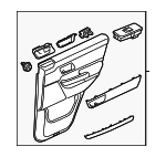 LR016882 - Body: Door Trim Panel for Land Rover: Range Rover Sport Image