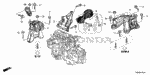 90176S5A000 - Body/Air Conditioning: BOLT, FLANGE (10X30) for Honda Image