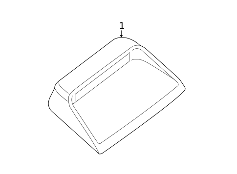 High Mounted Stop Lamp for 2016 Nissan Altima #0