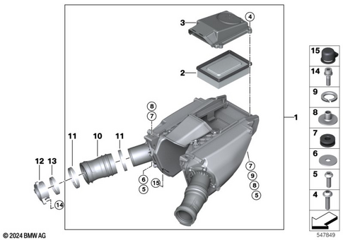 Intake Muffler for 2023 BMW-Motorrad R 12 #0