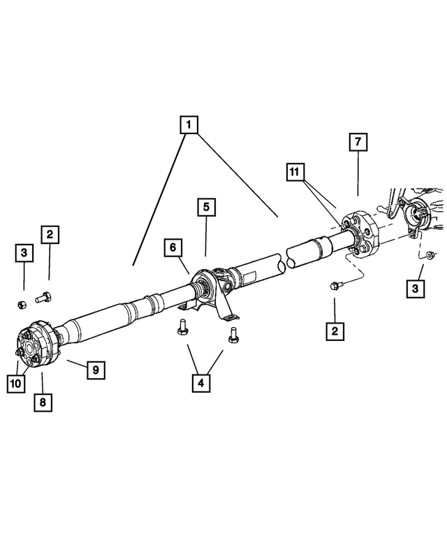 6508243AA - Transfer Case Model MS140: Screw And Washer for Chrysler: 300, Crossfire | Dodge: Challenger, Charger, Magnum Image