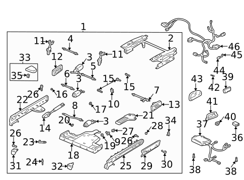 Tracks & Components for 2002 Buick LeSabre #1