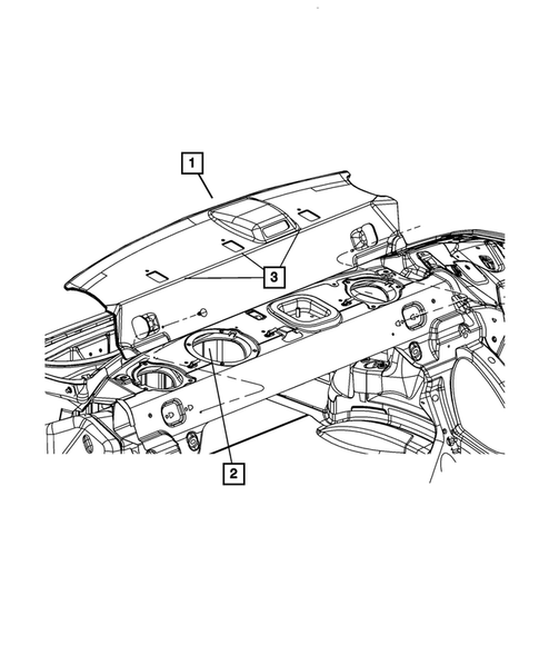 Headliners-Visors-Assist Straps for 2011 Dodge Challenger #1