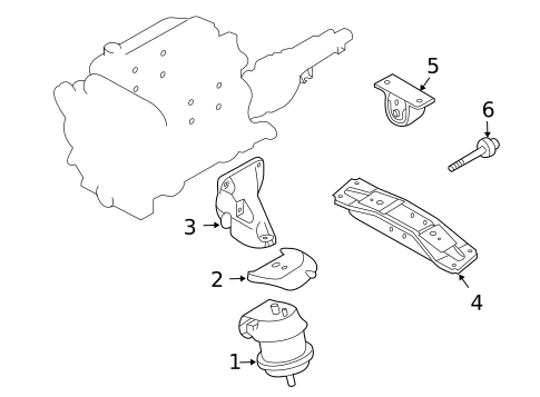 Engine & Trans Mounting for 2005 Nissan 350Z #0