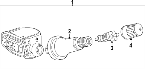 Tire Pressure Monitor Components for 2024 Buick Envista #0
