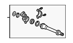 44500S87A00 - Suspension: Intermediate Shaft for Honda Image