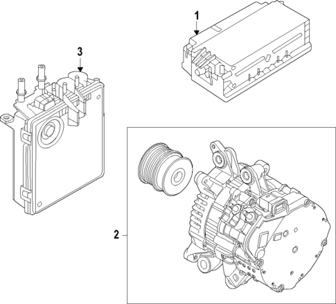 Hybrid Components for 2022 Volvo V60 Cross Country #0